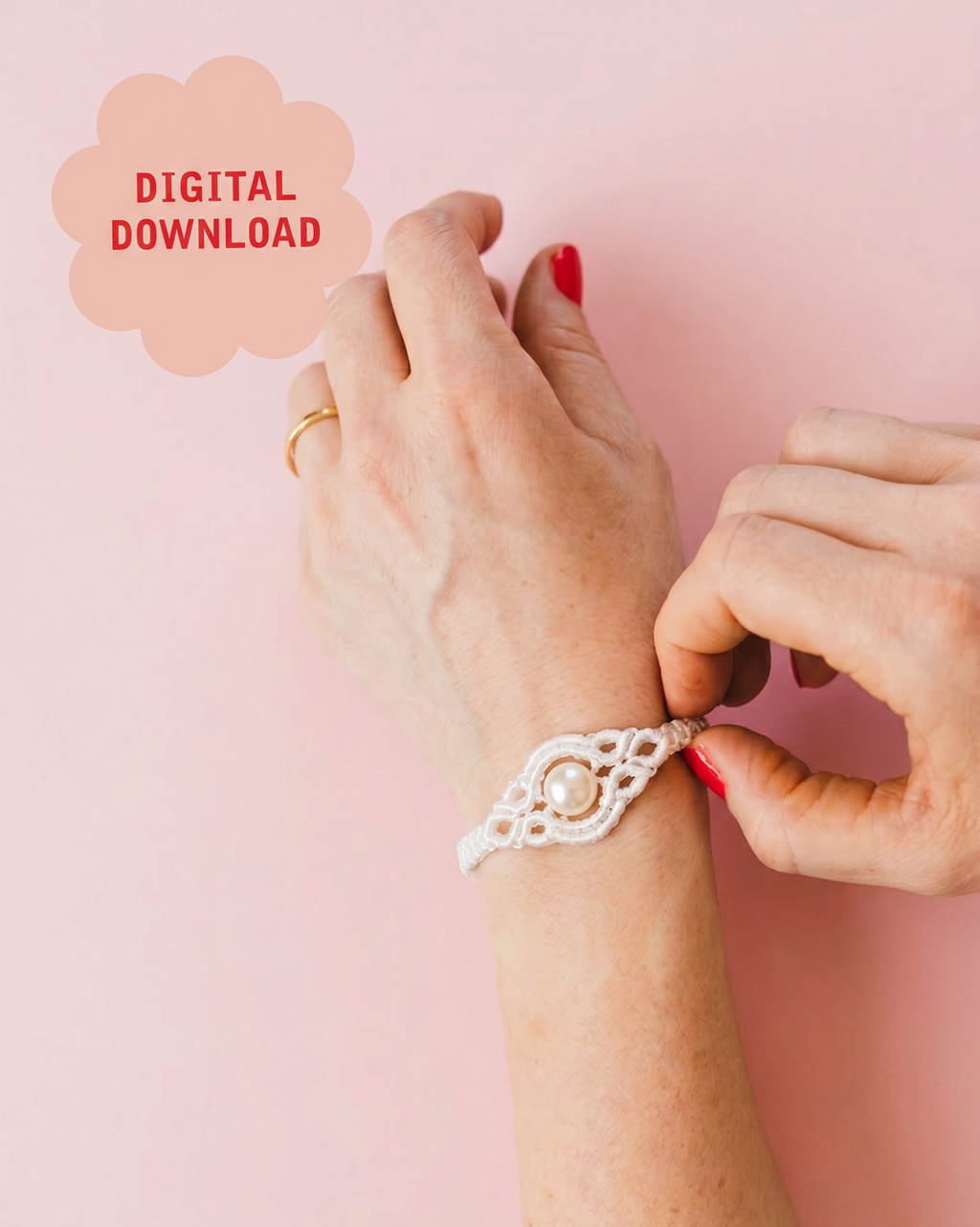 macrame bracelet pattern