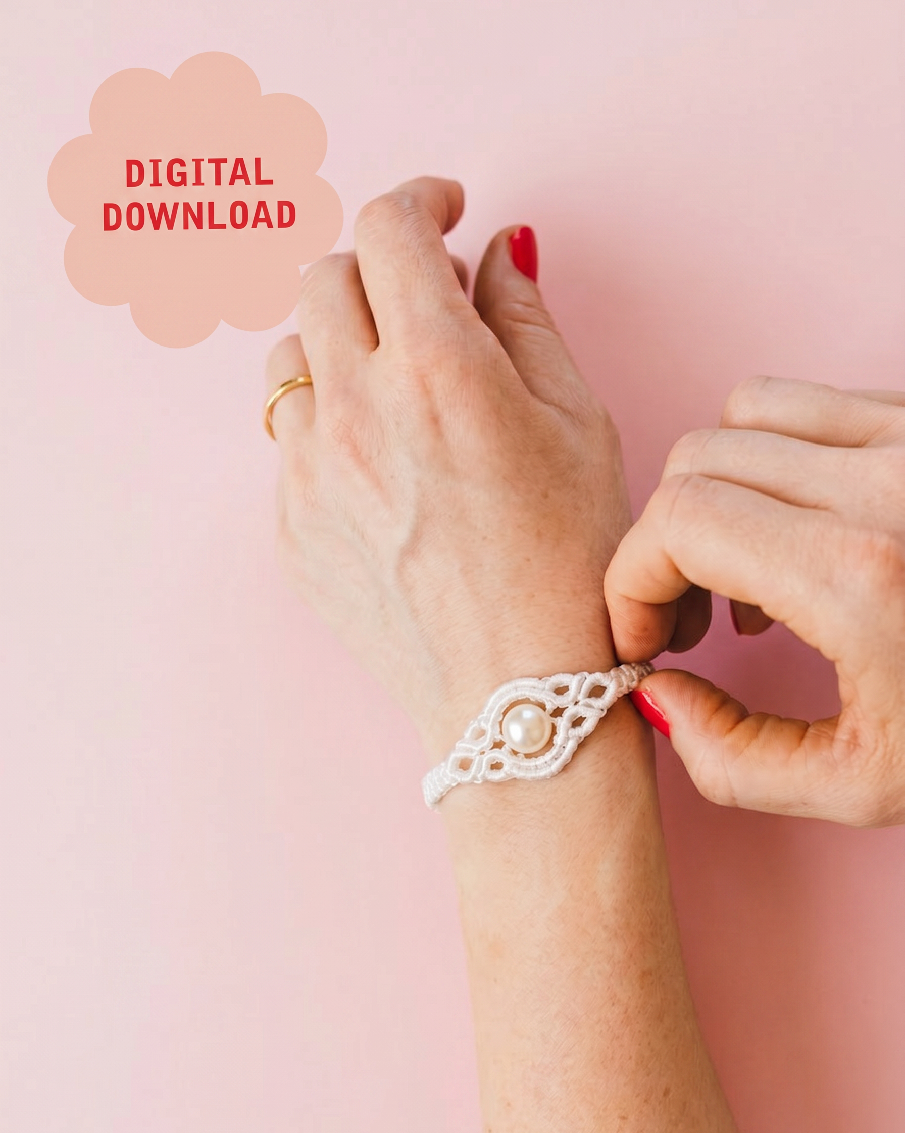 macrame bracelet pattern