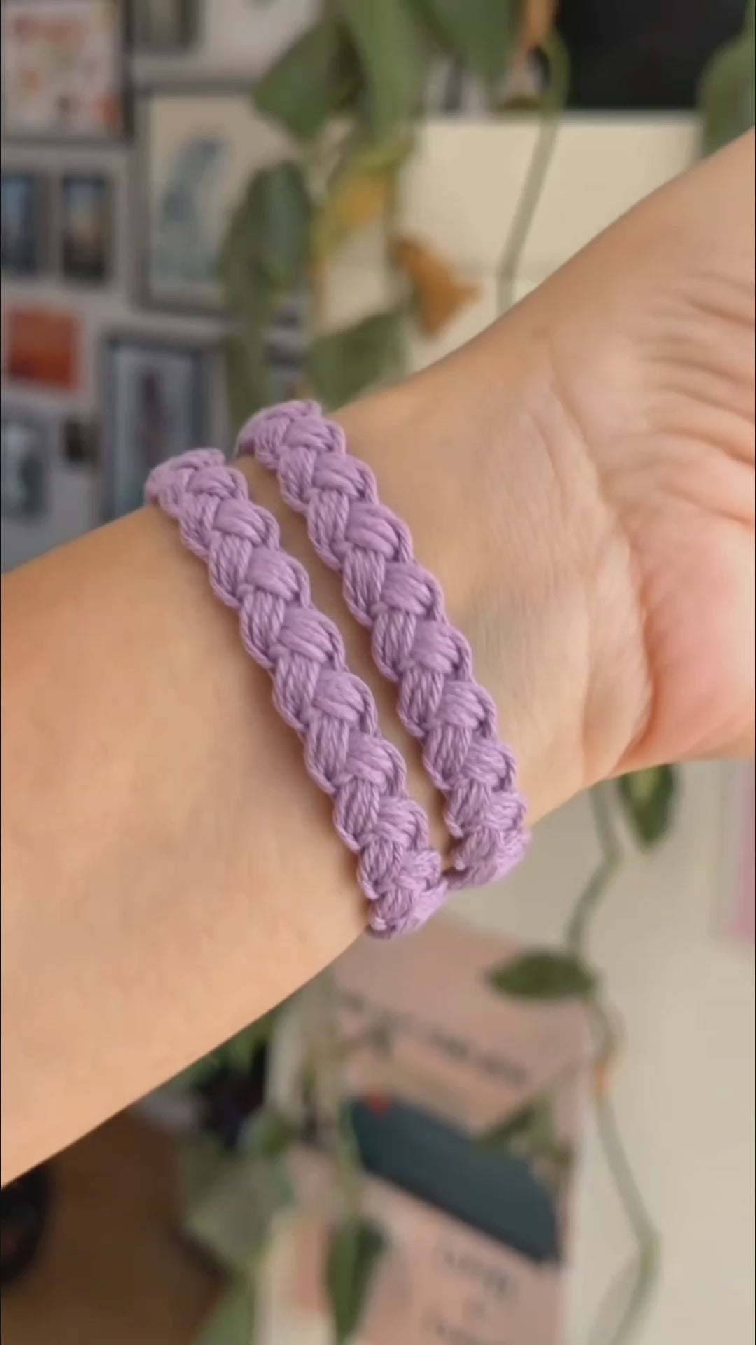 🎁 Beginner Braided Crochet Bracelet – 2 Patterns in 1 (100% off)