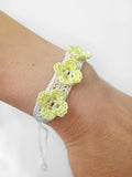 Floral Crochet Bracelet– 2 Patterns in 1