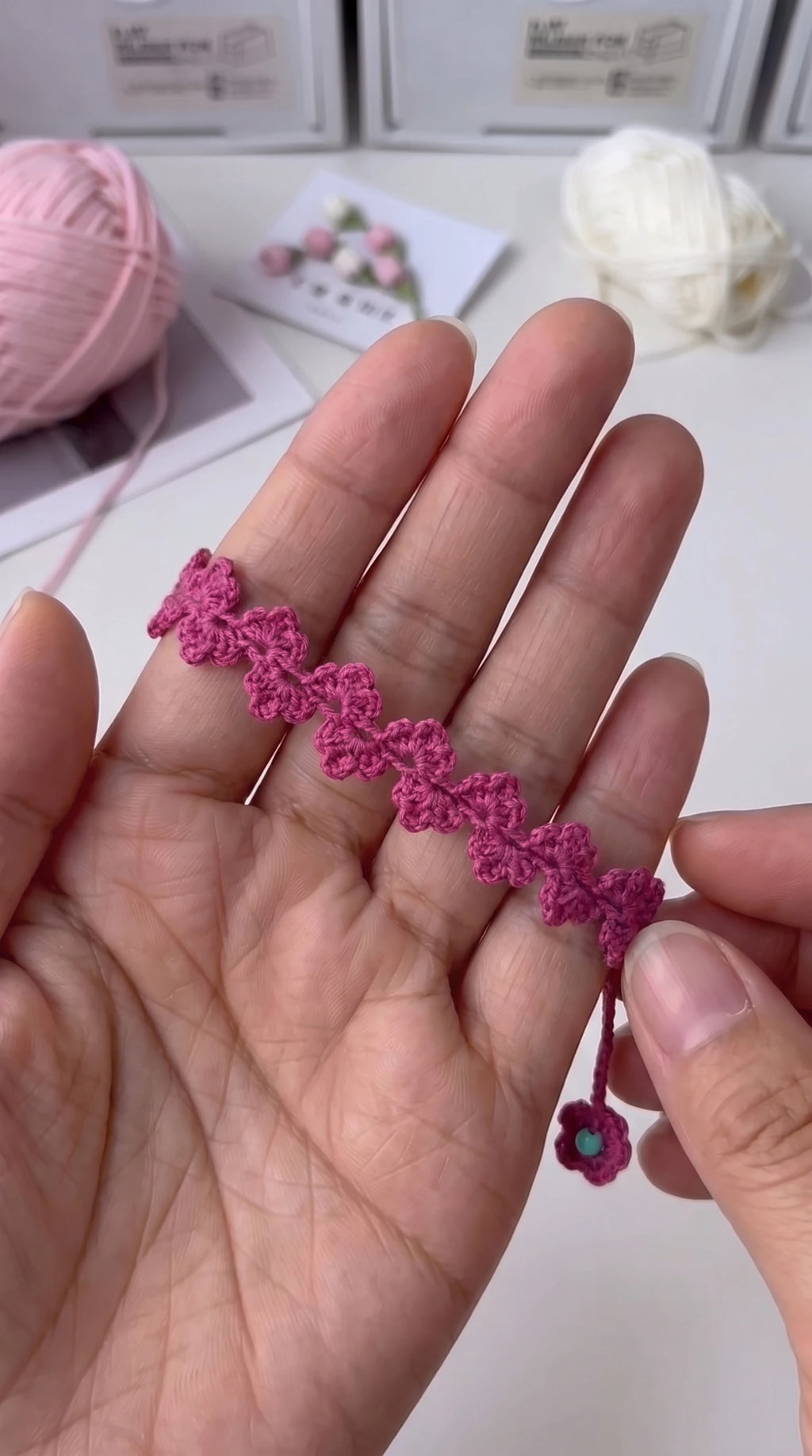 The Fuchsia Bloom Friendship Bracelet — A Quick & Beautiful– 2 Patterns in 1