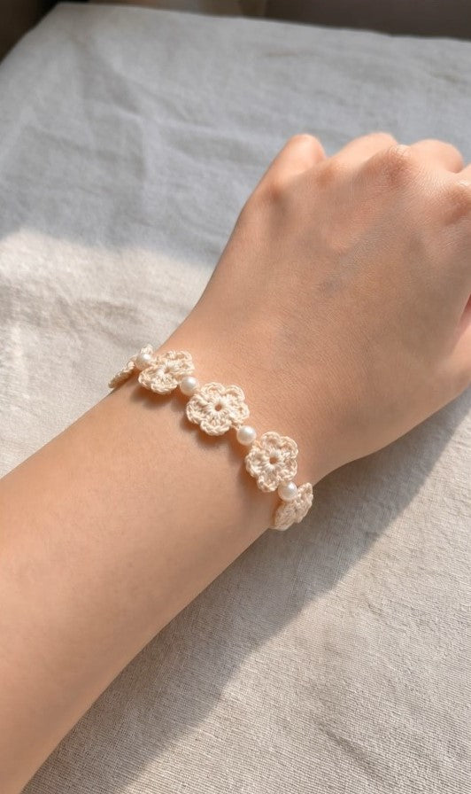 CROCHET PATTERN / Summertime Lace Bracelet Collection - 4 patterns