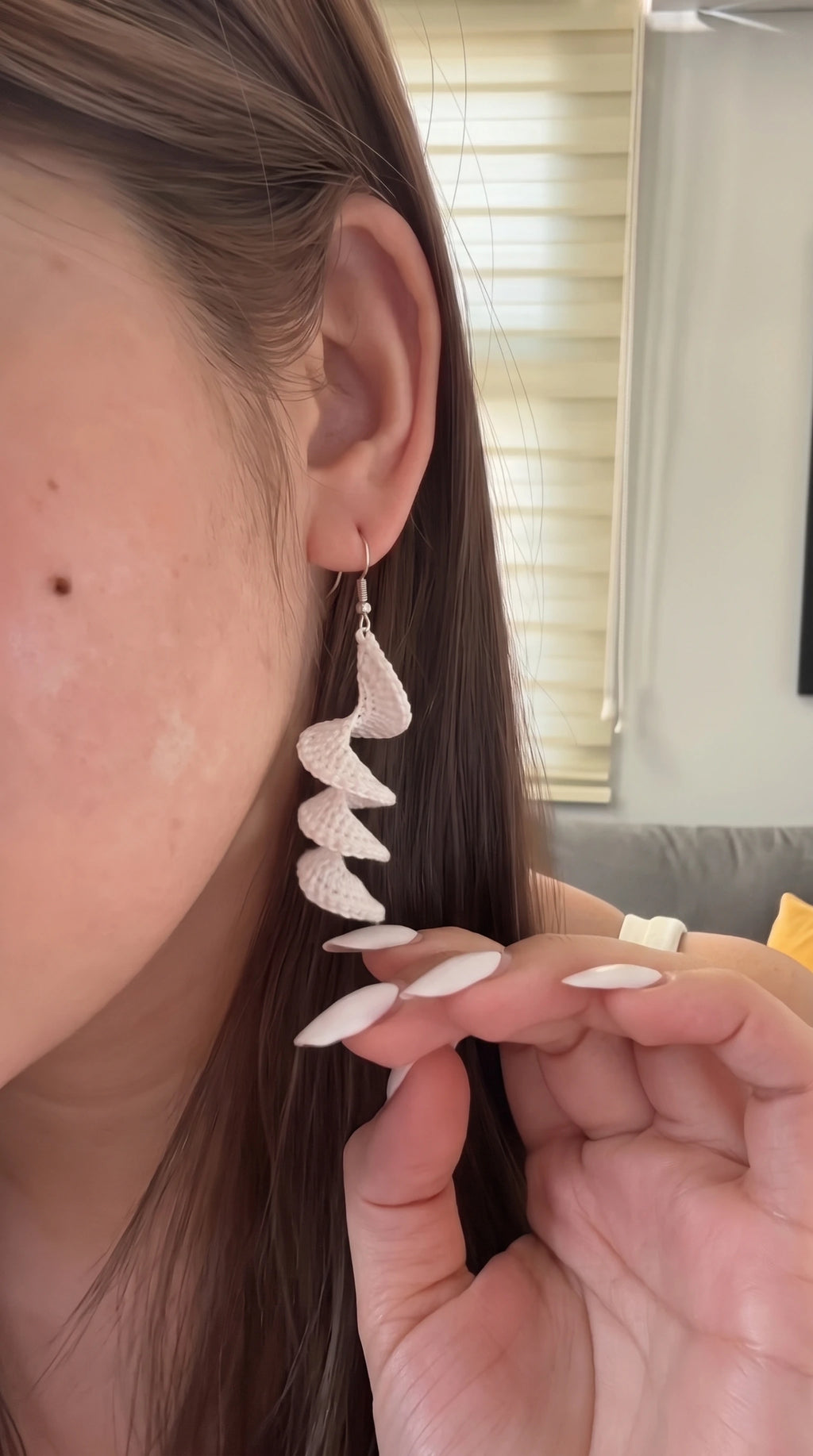 Spiral Crochet Earrings Pattern (2-in-1 PDF/Instant download)