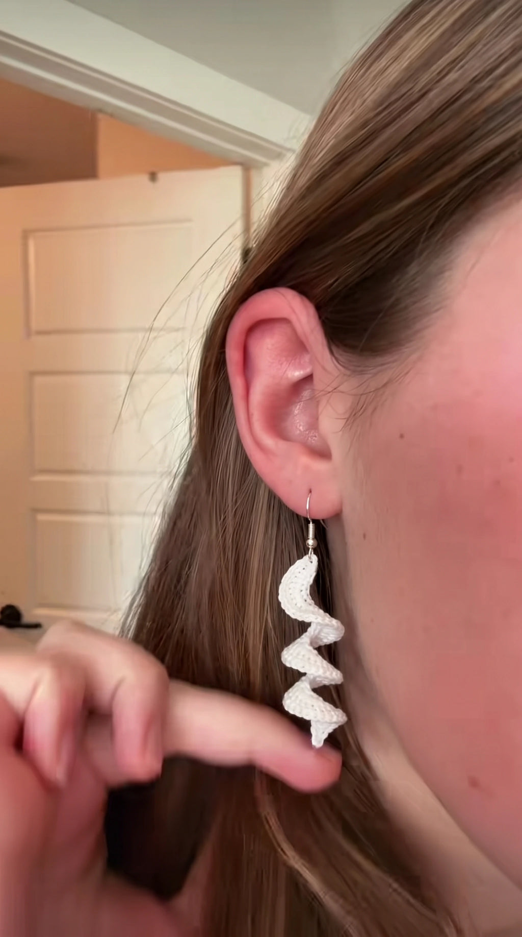 Crochet Spiral Earrings  – 2 Patterns in 1