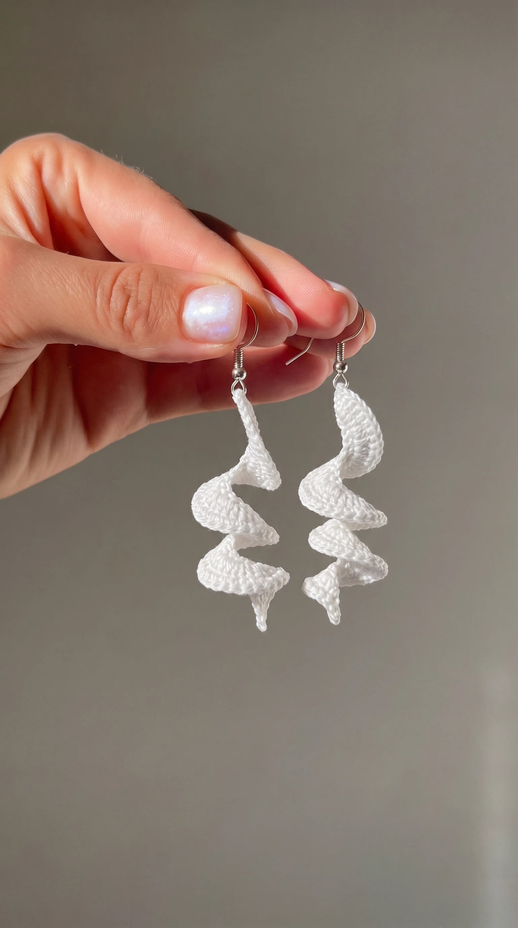 Spiral Crochet Earrings Pattern (2-in-1 PDF/Instant download)
