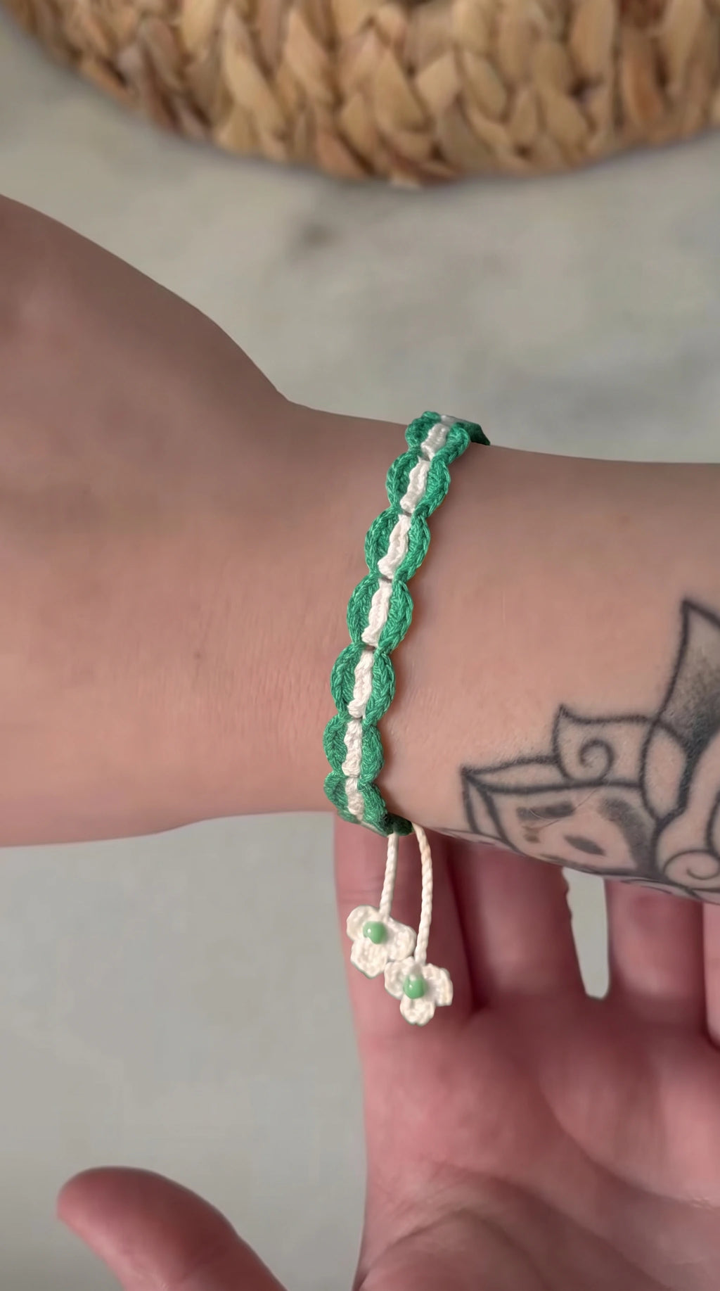 ⋆˙⟡ Coffee Bean Crochet Bracelet Pattern PDF | Easy Crochet Friendship Bracelet ⋆˙⟡