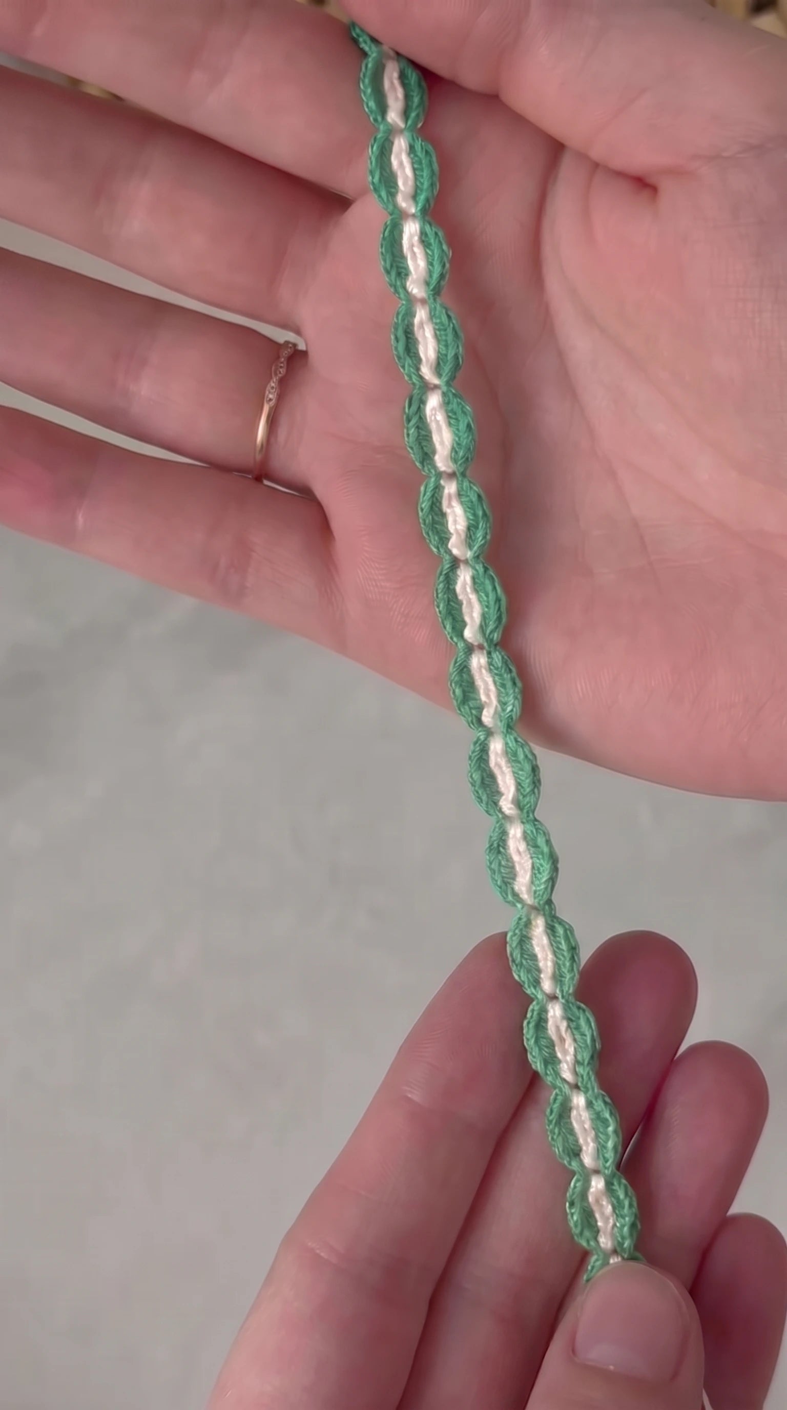 ⋆˙⟡ Coffee Bean Crochet Bracelet Pattern PDF | Easy Crochet Friendship Bracelet ⋆˙⟡