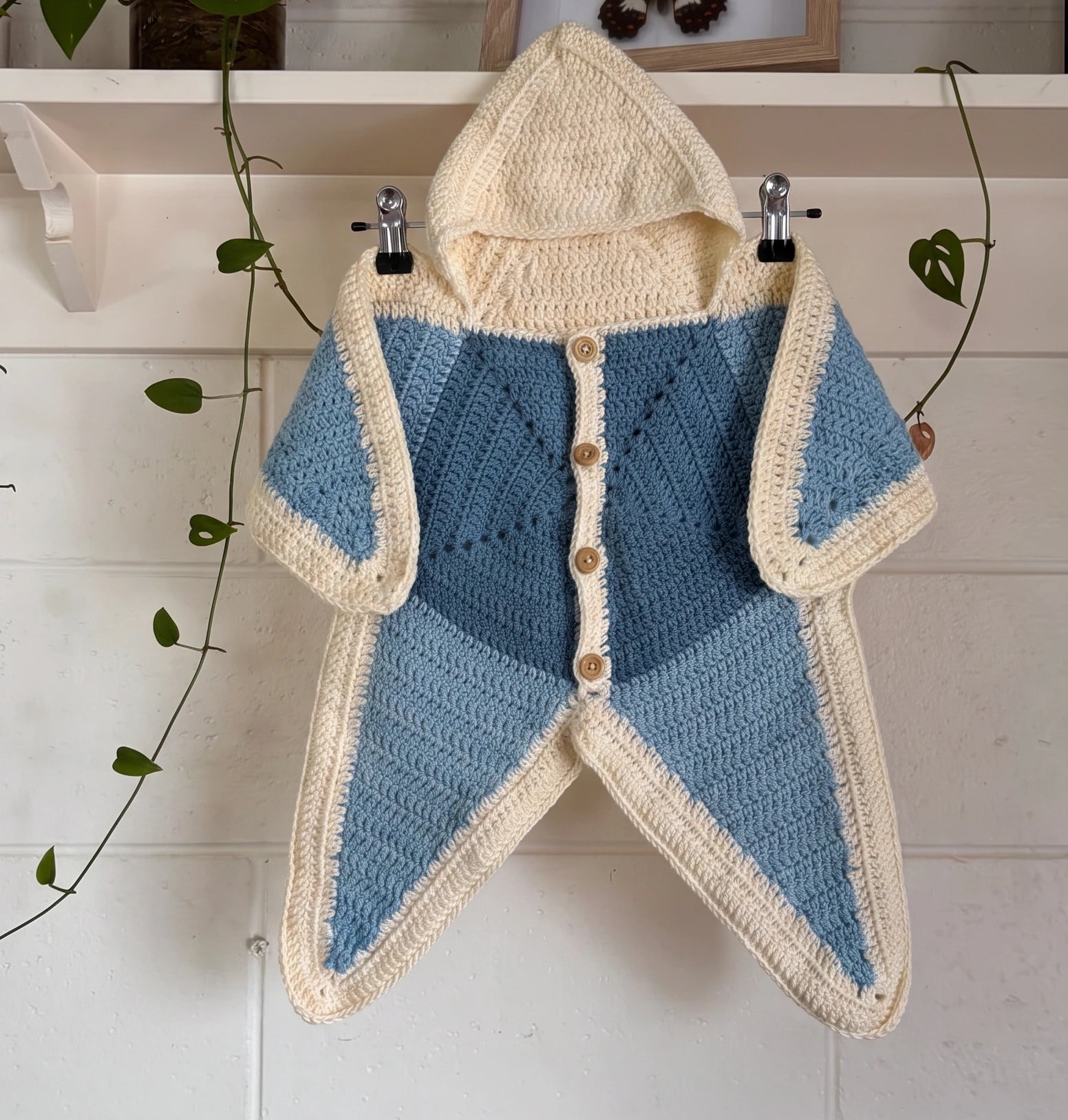 Crochet Baby Starsuit Pattern PDF | Newborn Baby Sleep Sack | Instant Download