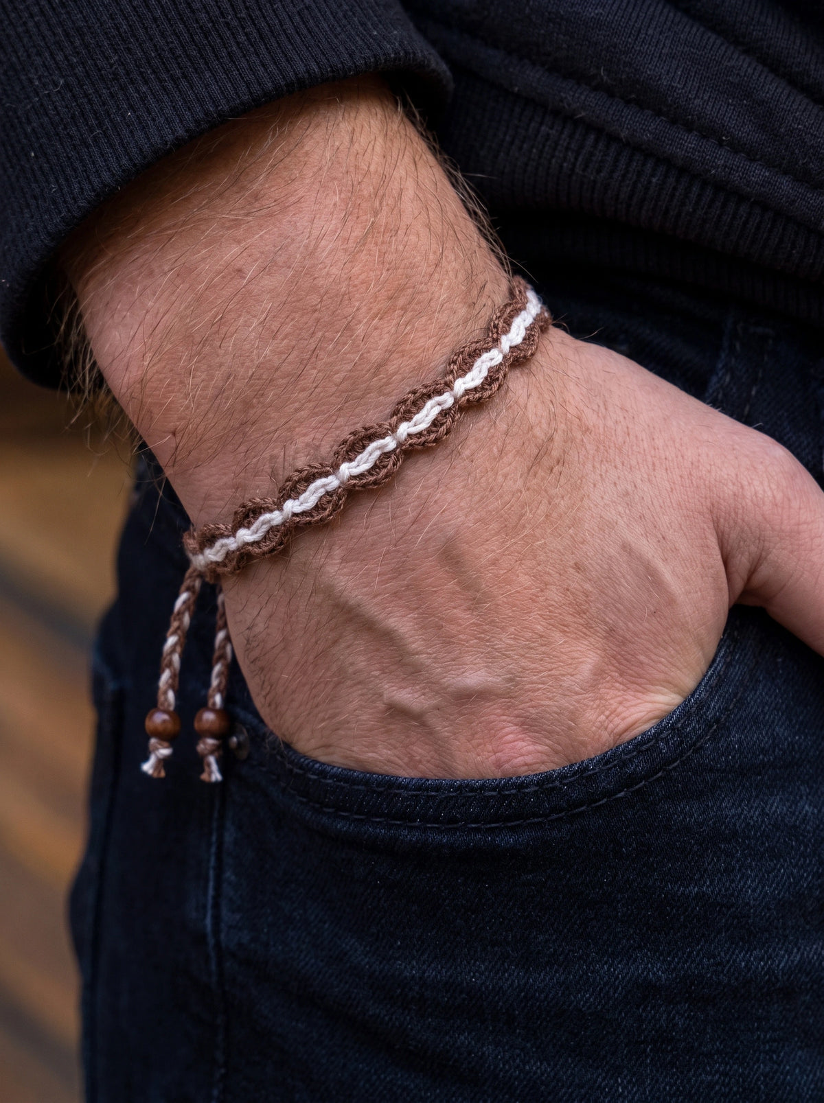 Coffee Lover Bracelet Crochet Pattern ☕🤎💚